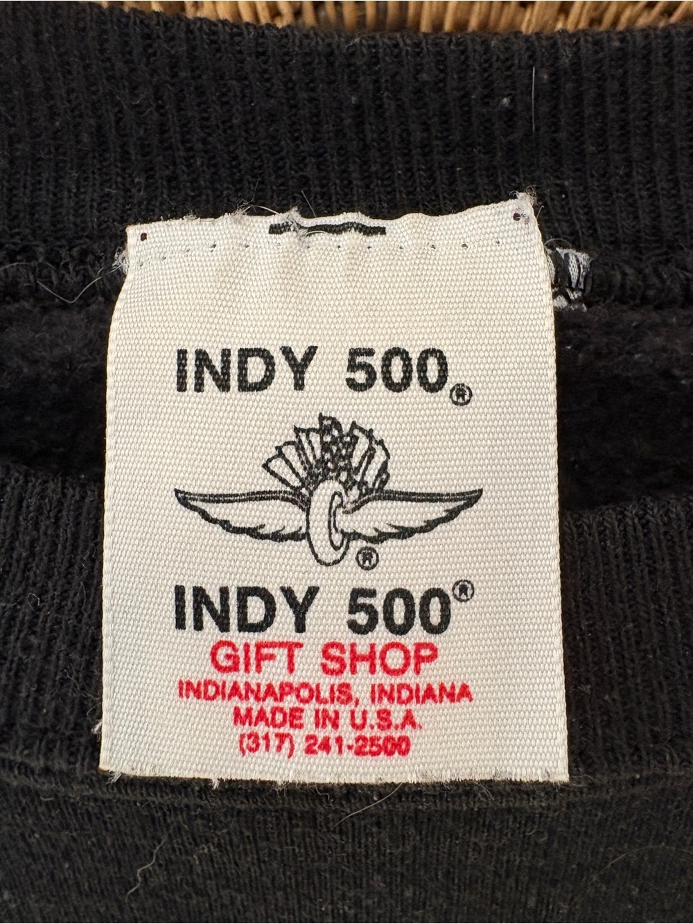 Indianapolis 500 Graphic Black Crewneck Sweatshirt - Picture 3 of 5